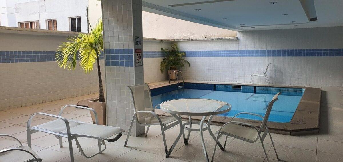 Flat Ipanema 2 qtos gar. serv. piscina em fte metrô Rio de Janeiro Exterior foto